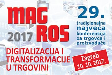 Najava: MAGROS 2017.g.-29. tradicionalno, najveća konferencija za proizvođače i trgovce 