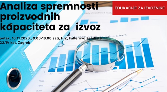 Edukacija  Analiza spremnosti proizvodnih kapaciteta za izvoz